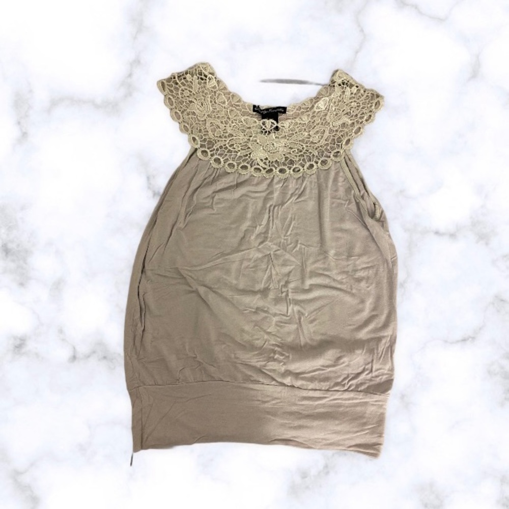 Gray Elastic Blouse